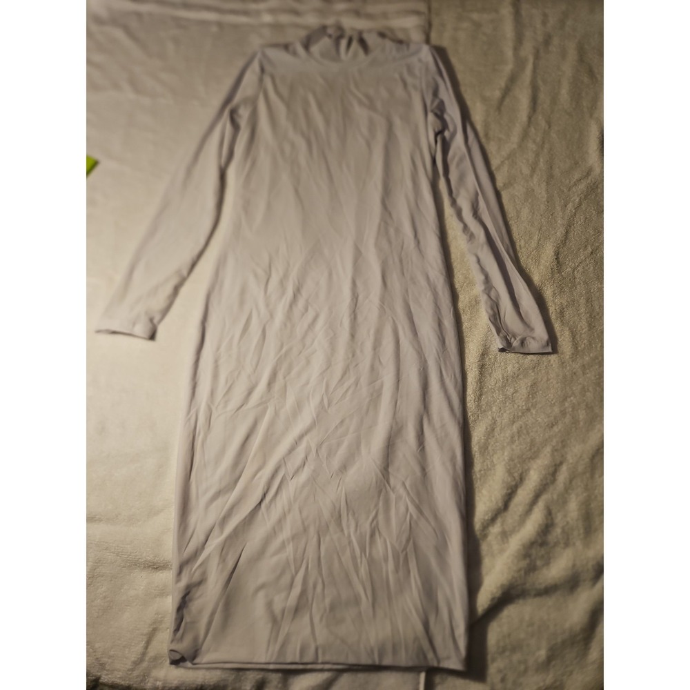 Fashion‎ Nova Dress  Size L  White Long Sleeve